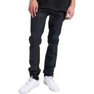 RTA Black Clayton Jeans Coated Finish Slim‎ Fit Jeans Size 33
